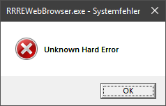 RRREWebBrowser Unknown Harware Error.png